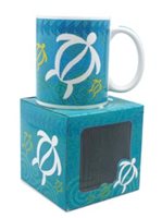 Island Heritage Swirling Honu 10oz Boxed Mug